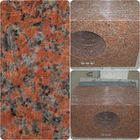 Maple Red Granite làm việc Tops đánh bóng bề mặt rắn cao độ cứng / mật độ