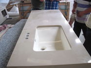 Phòng tắm chuyên nghiệp Vanity bàn thạch anh nguyên liệu đá Granite
