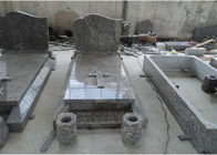 Đài tưởng niệm đá granite cổ điển chạm khắc / bề mặt tùy chỉnh SGS được chấp thuận