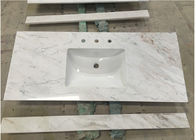 Bàn đá cẩm thạch trắng Carrara đánh bóng / bề mặt hoàn thiện khác