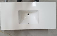 Đánh bóng trắng thạch anh phòng tắm bàn, thiết kế Bath Vanity Tops
