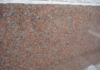 Đá Granite tự nhiên được đánh bóng hoàn thiện bề mặt rắn màu đỏ