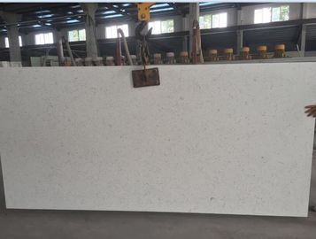 Lớn gạch trắng thạch anh sàn gạch, Solid White Quartz bàn sàn