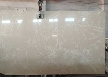 Prefab đá thạch anh bàn cho nhà / khách sạn khác nhau cạnh tùy chọn