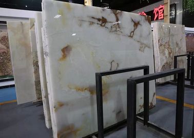 Thiết kế hiện đại gạch đá cẩm thạch tự nhiên 2.56g / Cm3 Mật độ 0.5% độ phẳng
