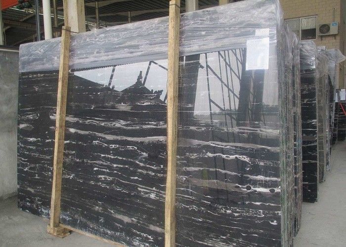 Sliver silver Dragon Black với Vỉ đá cẩm thạch trắng đen bóng được đánh bóng bằng đá trắng