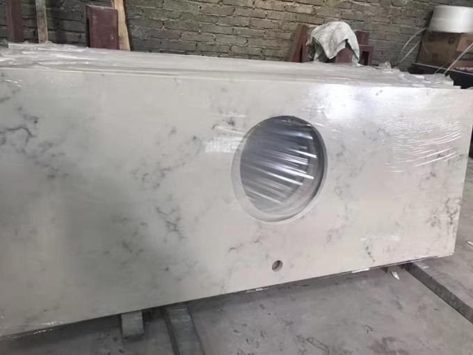 Crystal White bán buôn thạch anh đá sàn thạch anh quầy