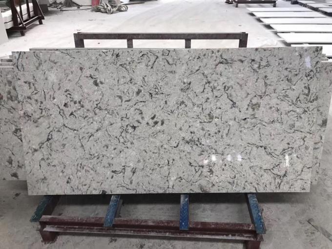 Crystal White bán buôn thạch anh đá sàn thạch anh quầy