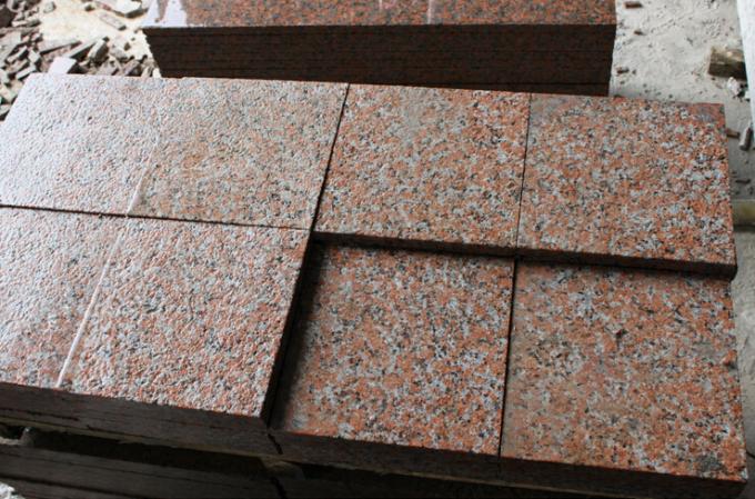 Trung Quốc giá rẻ G562 maple lá xúc giác đá granit, maple đá granit đỏ